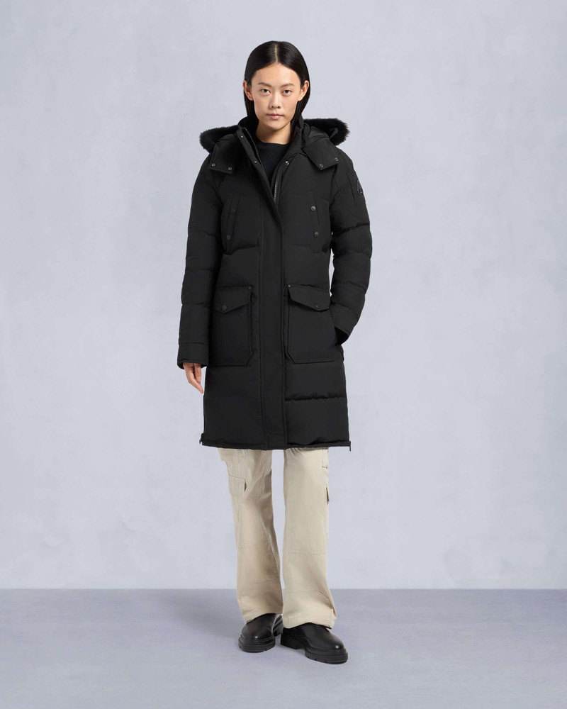 MOOSE KNUCKLES ONYX SHEARLING CAUSAPSCAL PARKA outlook