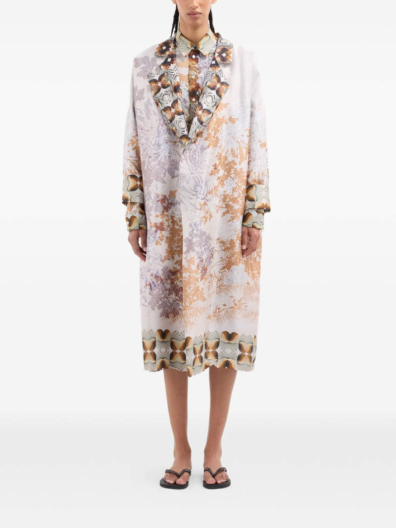 Pierre-Louis Mascia Entho botanicals graphic silk coat outlook