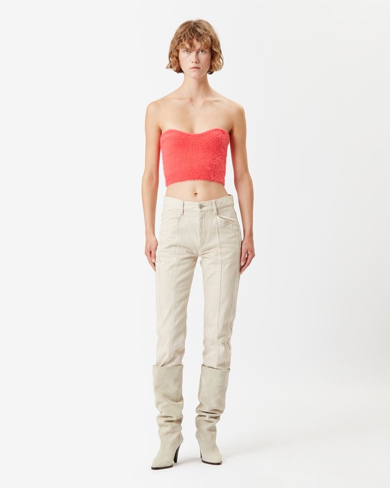 OLLIE KNITTED CROPPED TOP - 2