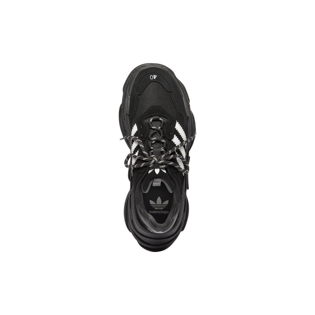 Women's Balenciaga / Adidas Triple S Sneaker in Black - 5