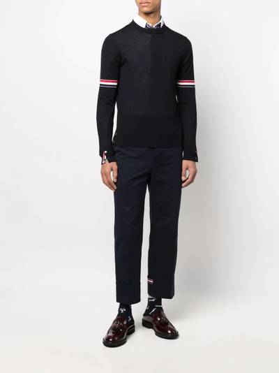 Thom Browne RWB knitted jumper outlook