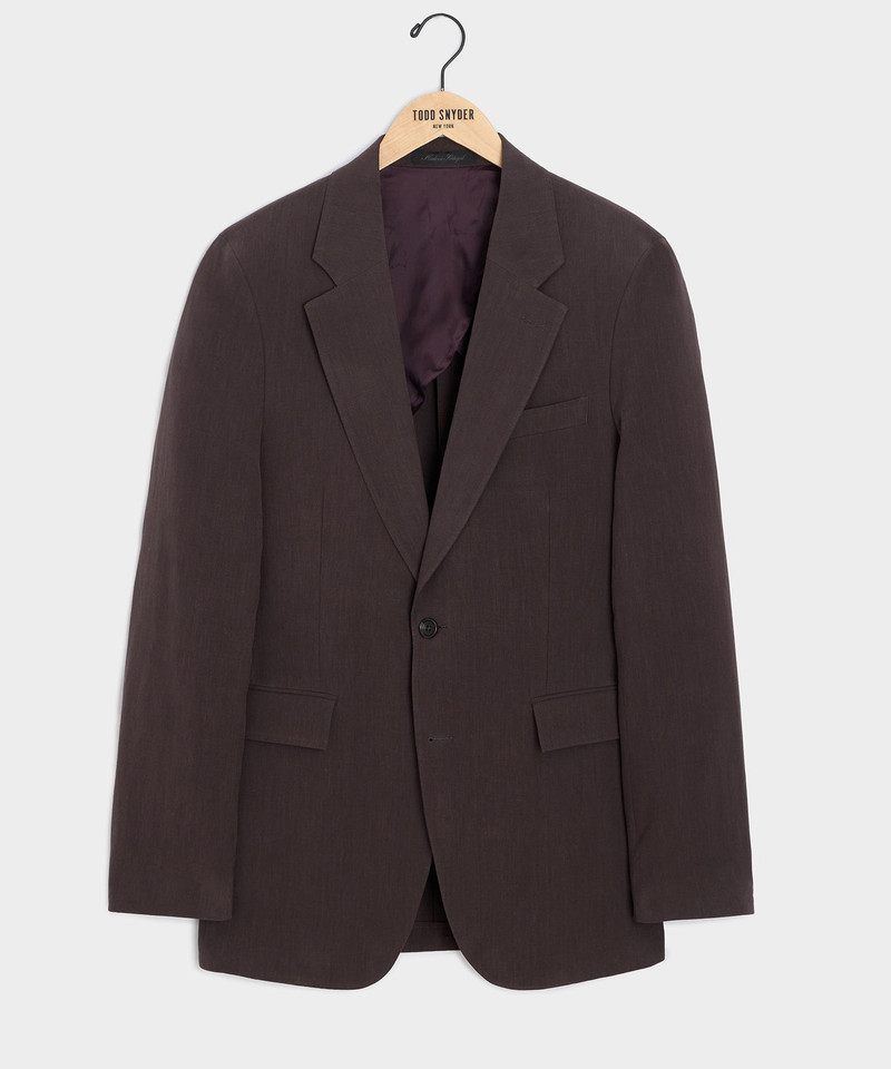 Italian Sueded Linen Sutton Jacket 1