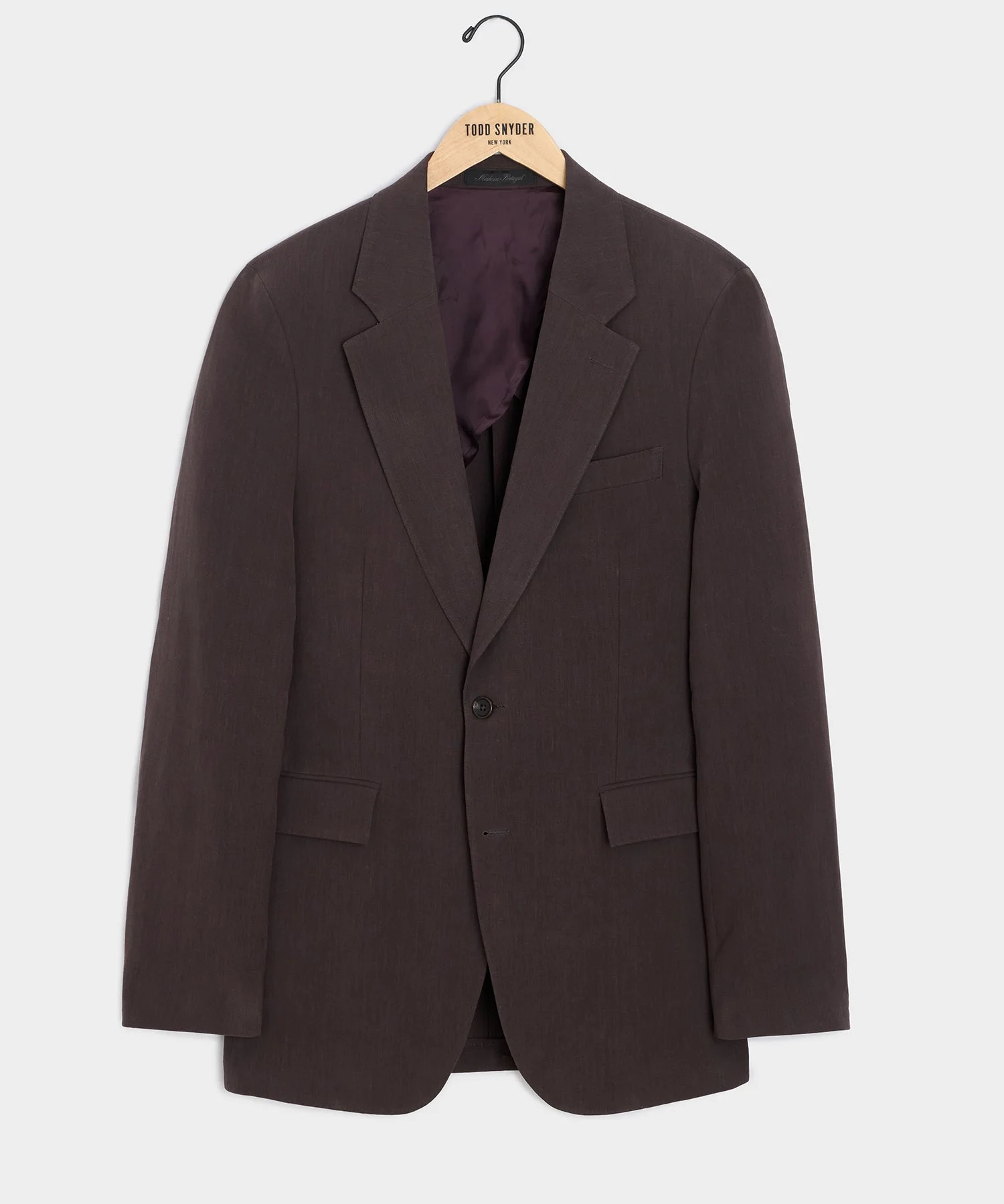 Italian Sueded Linen Sutton Jacket - 1