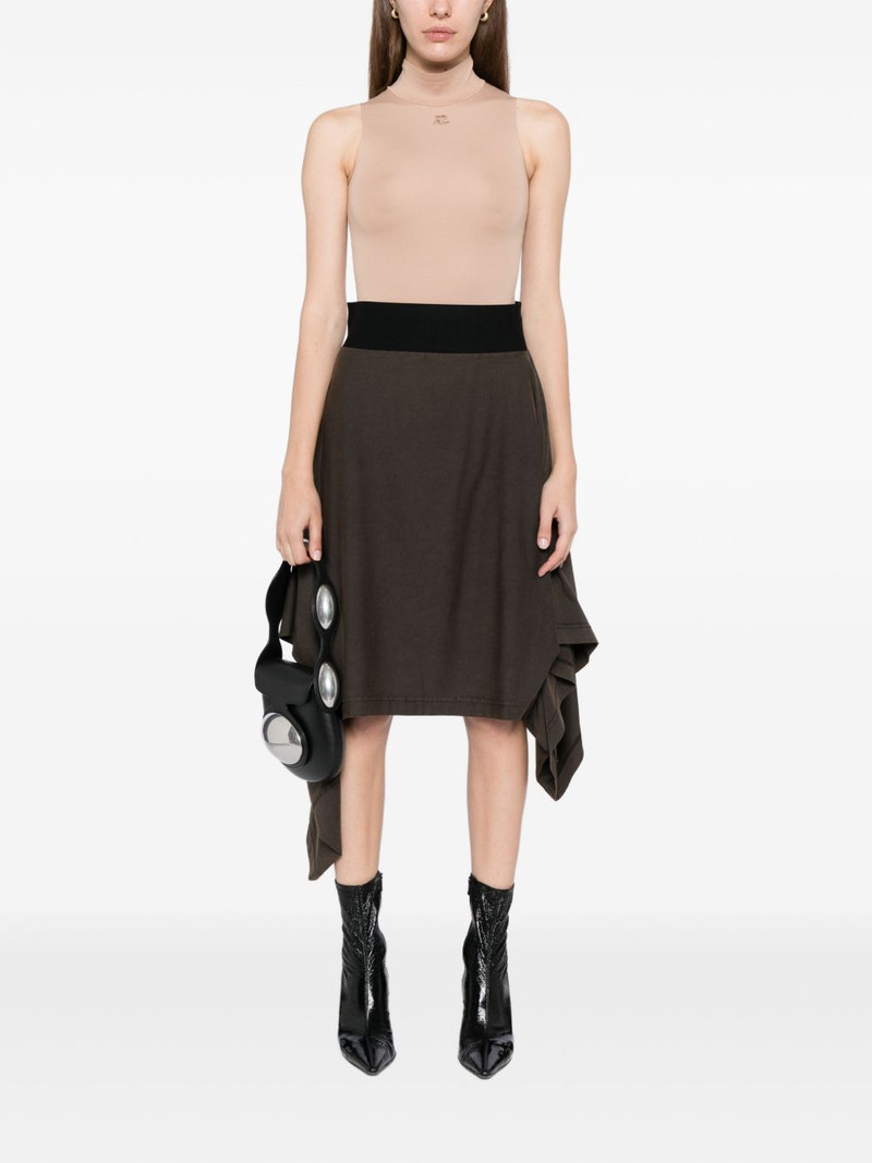 ALAINPAUL asymmetric hem a-line skirt outlook