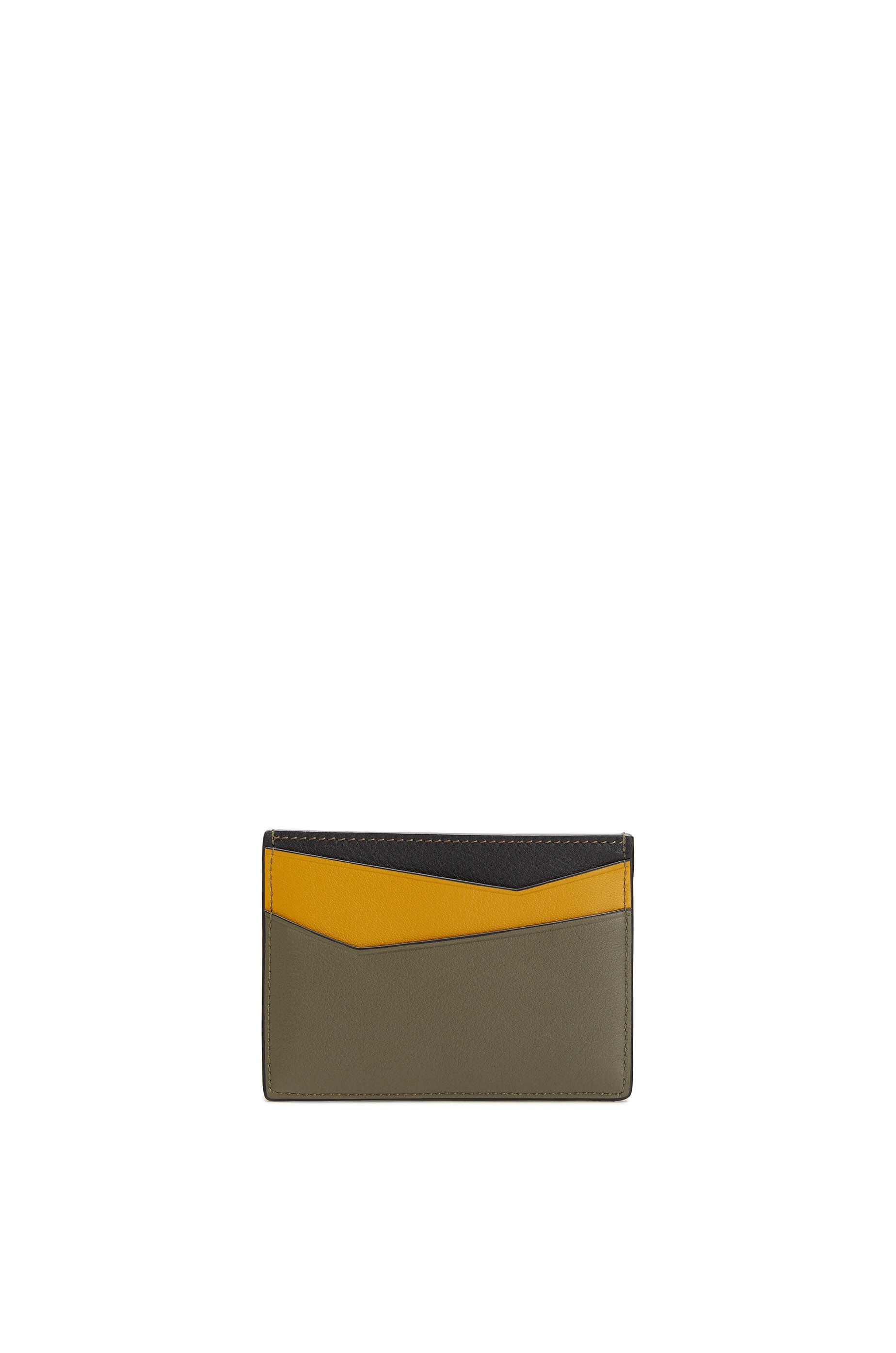 Puzzle plain cardholder in classic calfskin - 2