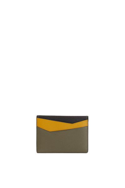 Loewe Puzzle plain cardholder in classic calfskin outlook