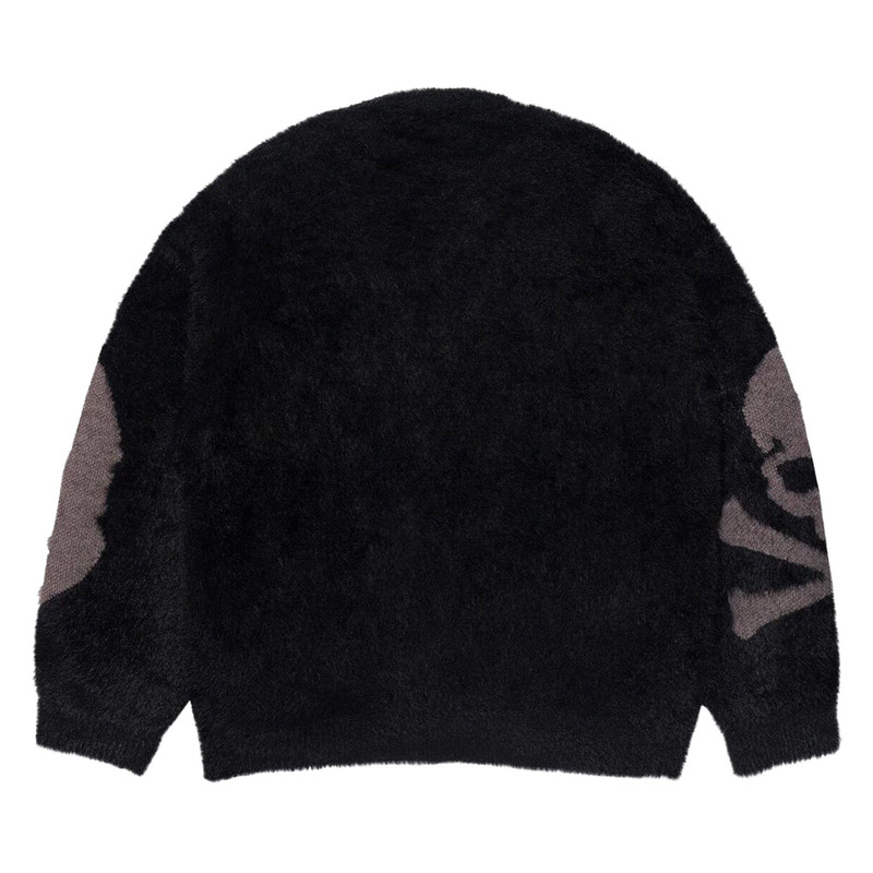 A BATHING APE® BAPE x MMJ Knit Cardigan 'Black' outlook