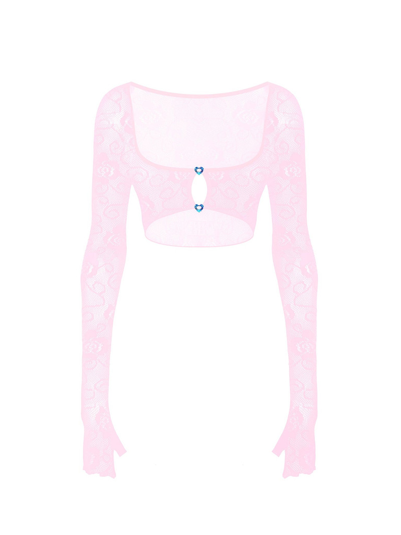 OCTAVIA TOP ROSE QUARTZ 1