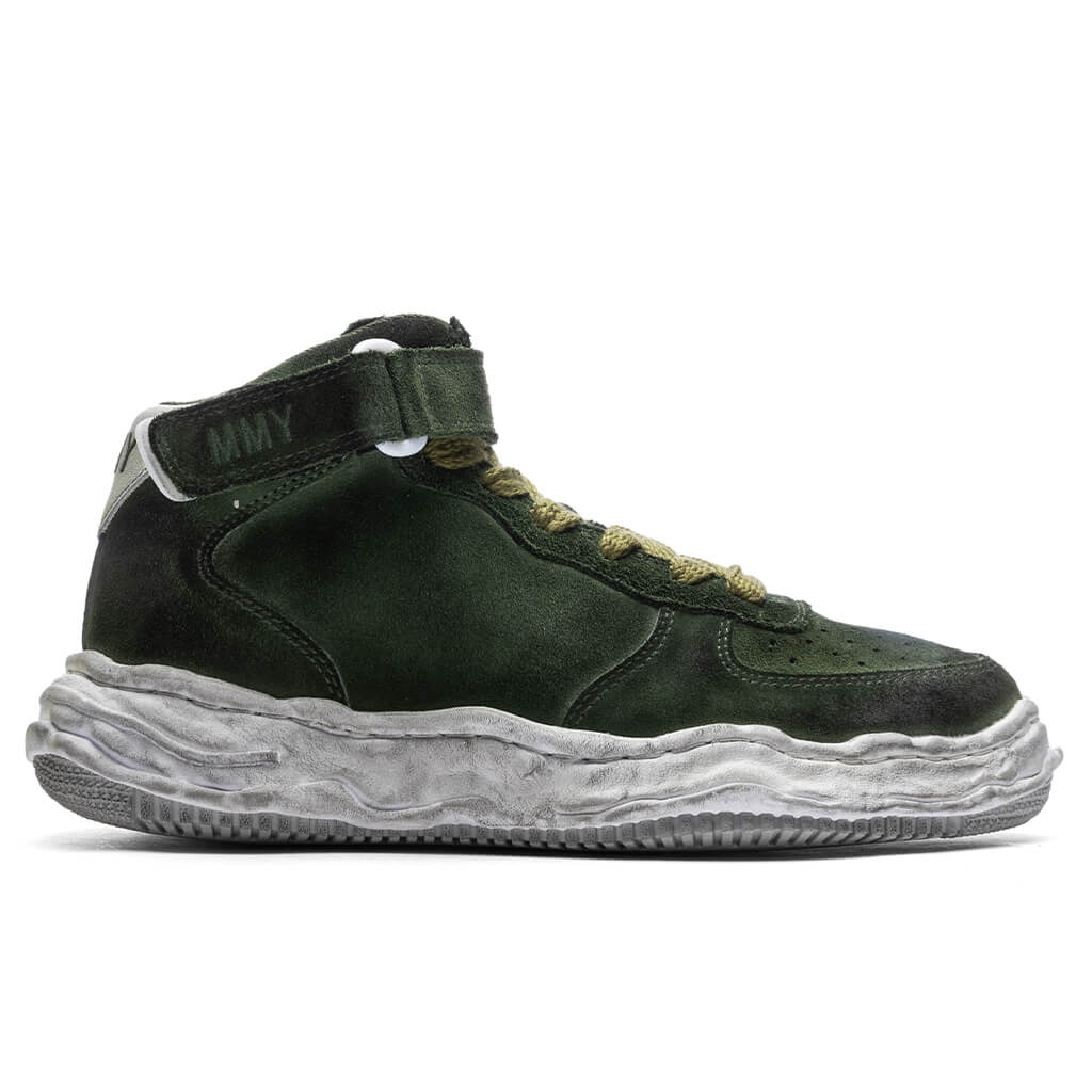 WAYNE BRUSHED SUEDE HIGH - GREEN - 1