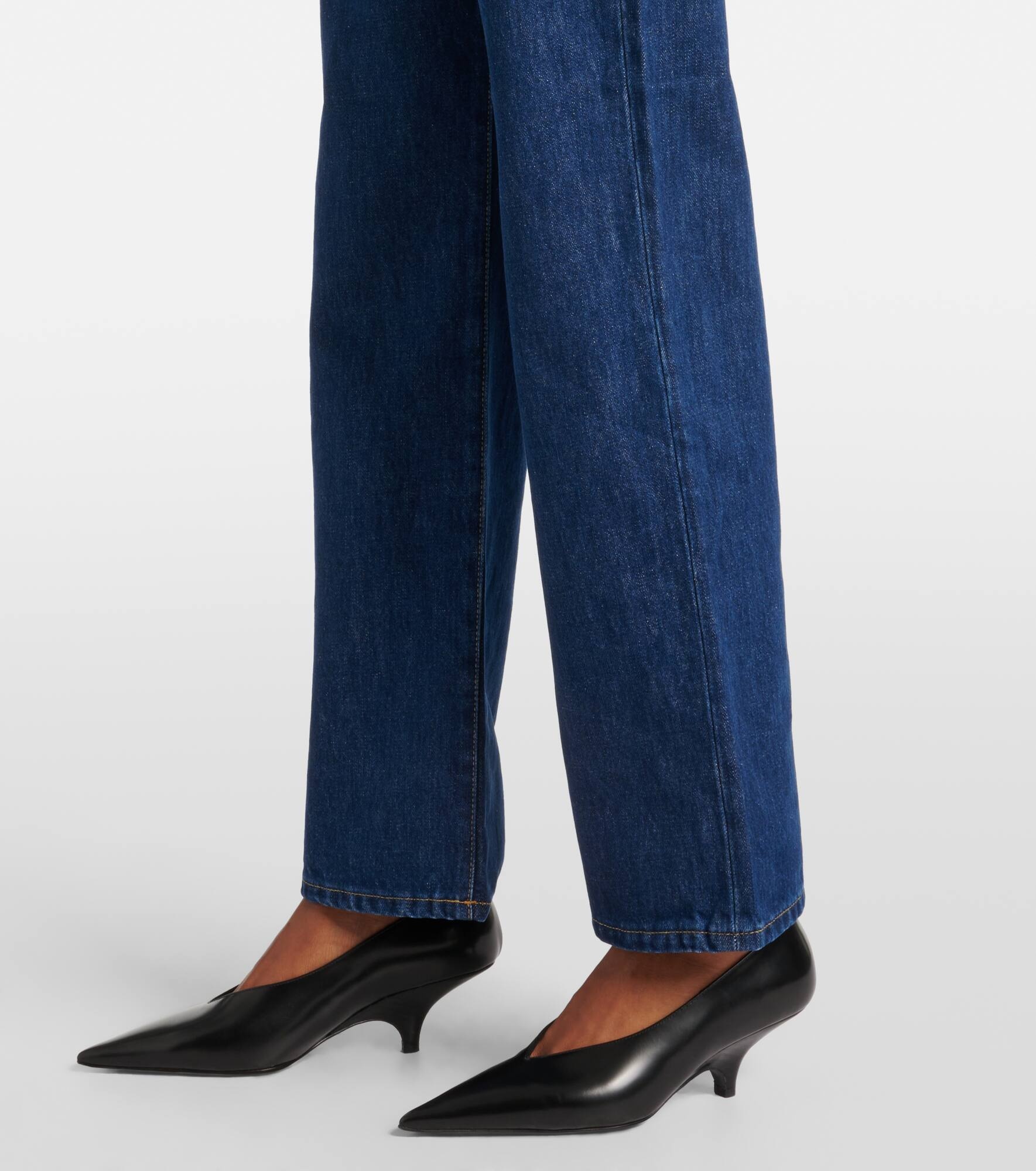 Linn high-rise wide-leg pants - 5