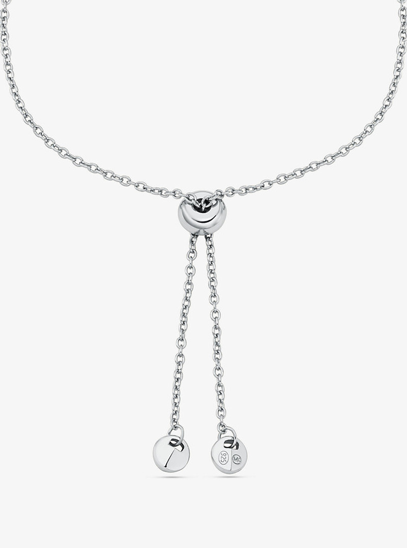 MICHAEL KORS Fulton Precious Metal-Plated Sterling Silver Slider Bracelet outlook