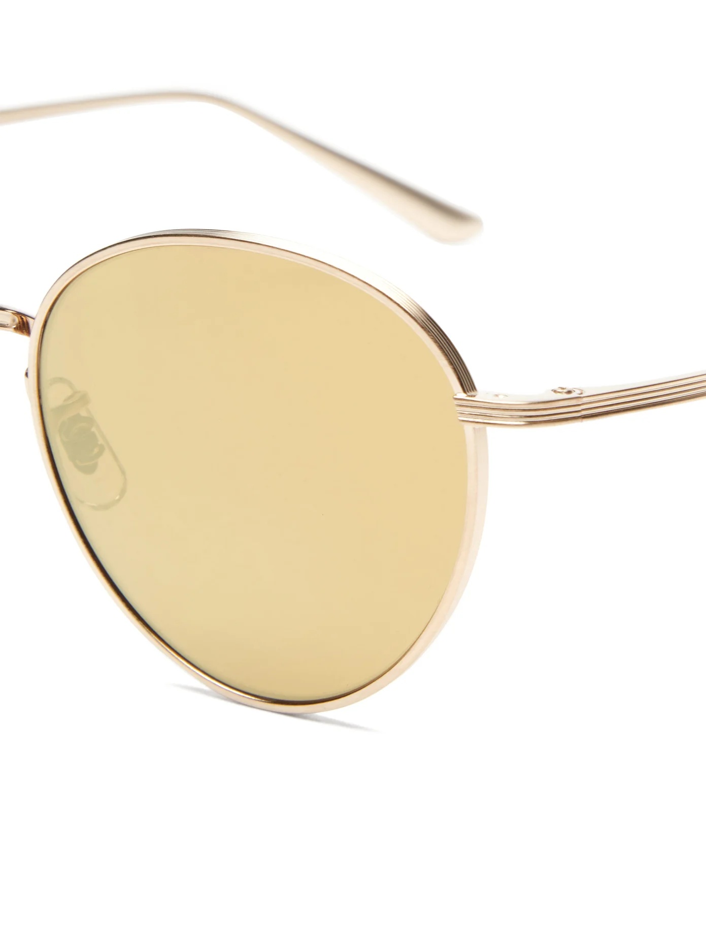 X Oliver Peoples Brownstone 2 round sunglasses - 6