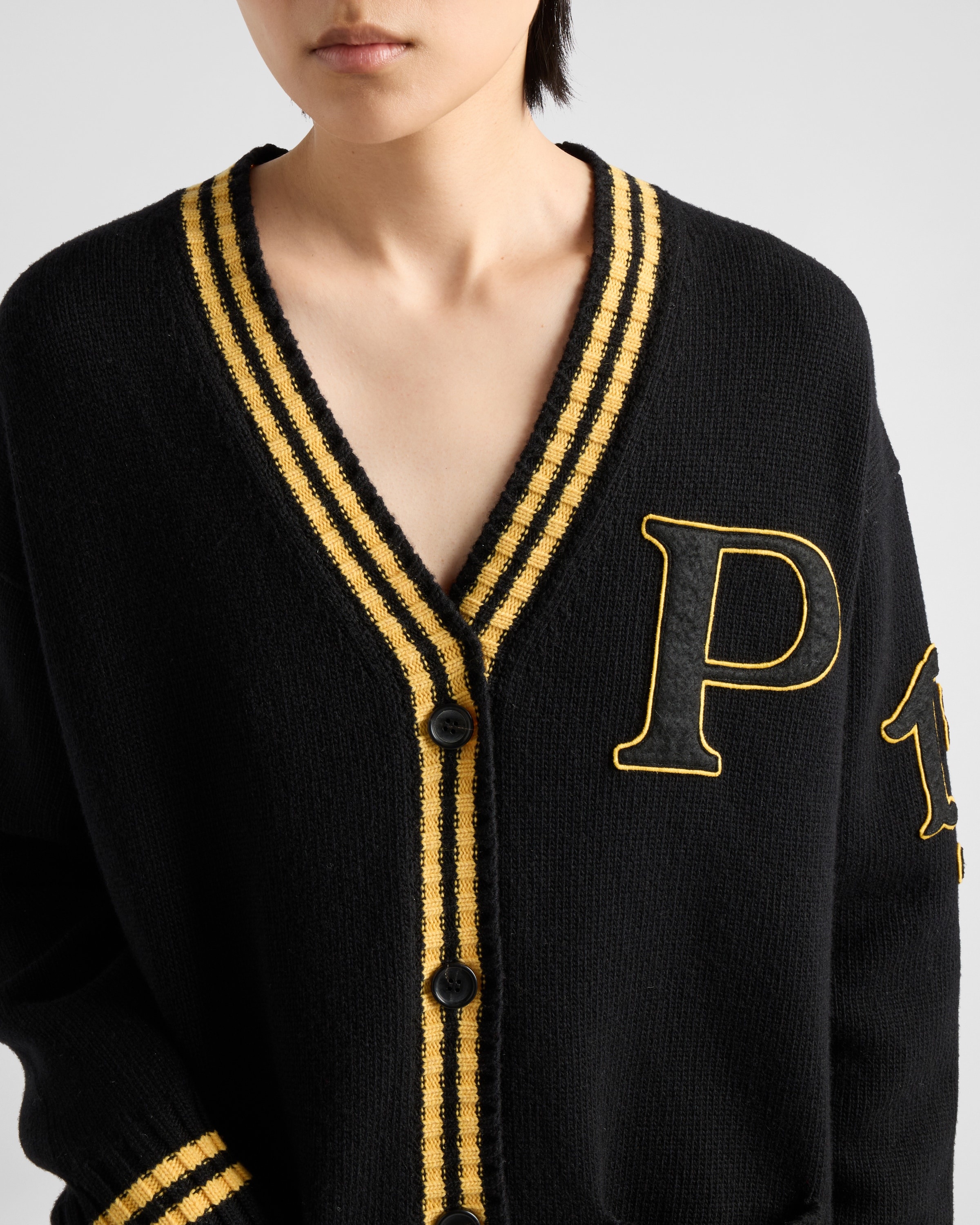 Wool and cashmere cardigan - 3
