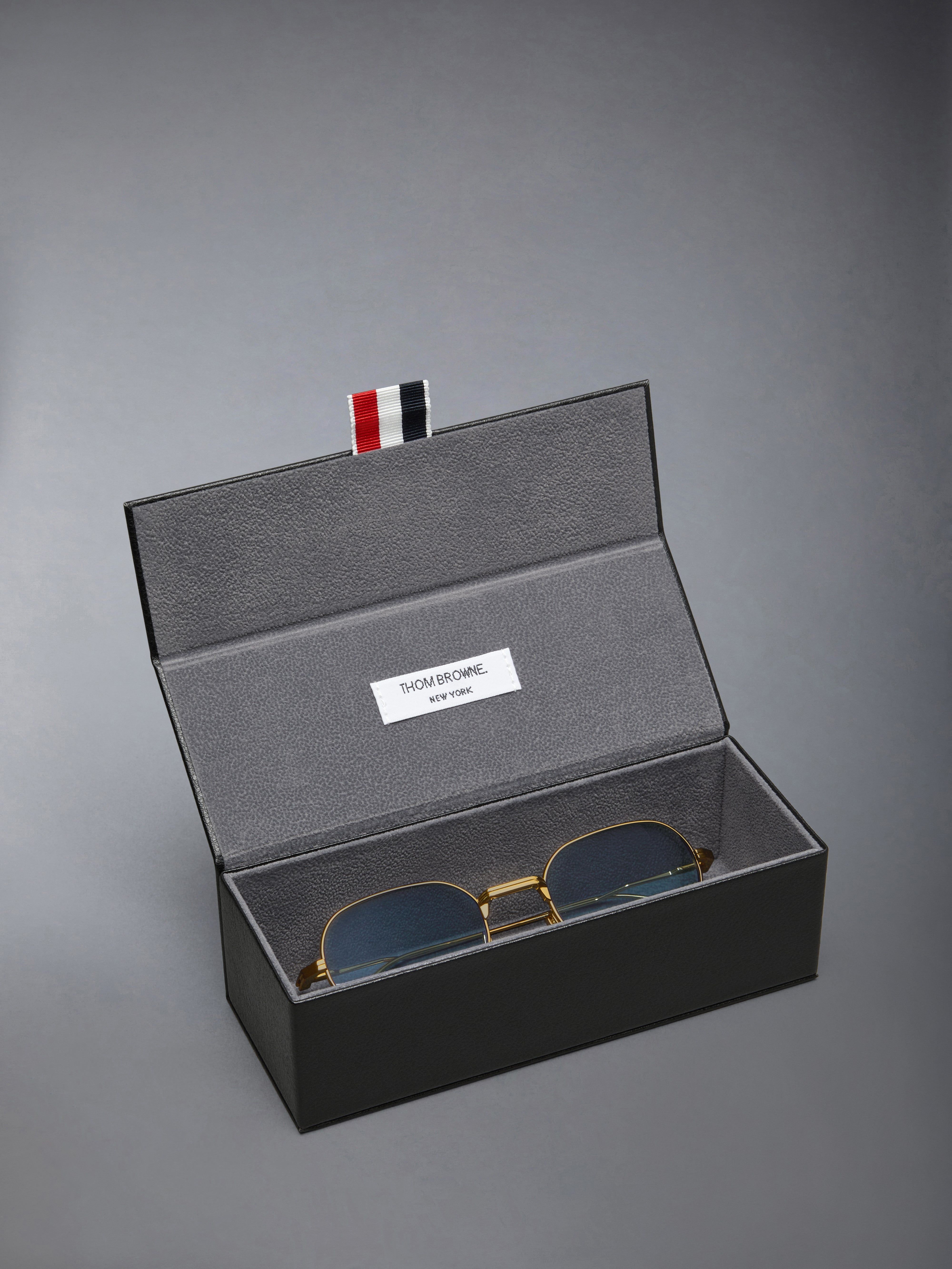 TITANIUM RECTANGULAR SUNGLASSES - 4