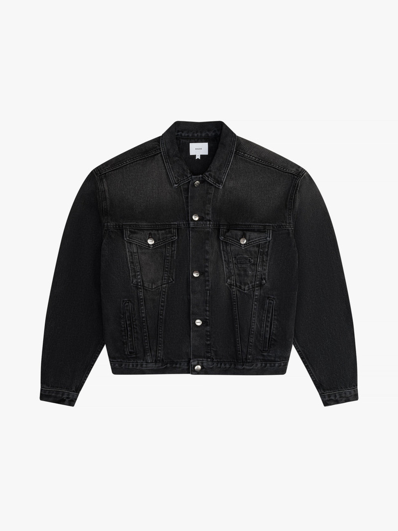 OVERSIZED DENIM TRUCKER JACKET - 1