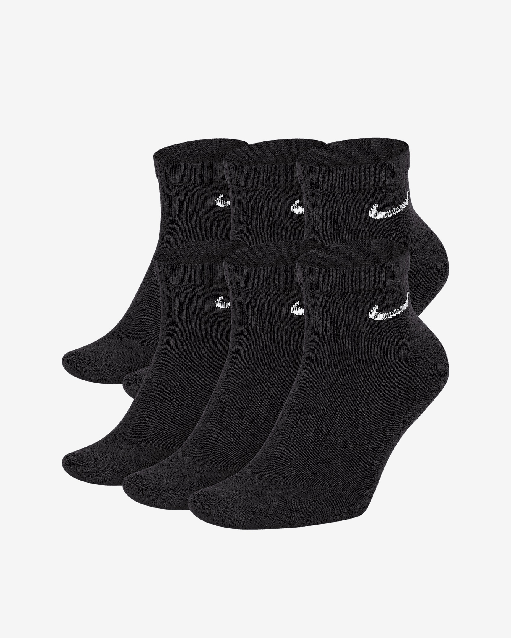 Nike Everyday Cushioned Training Ankle Socks (6 Pairs) - 1