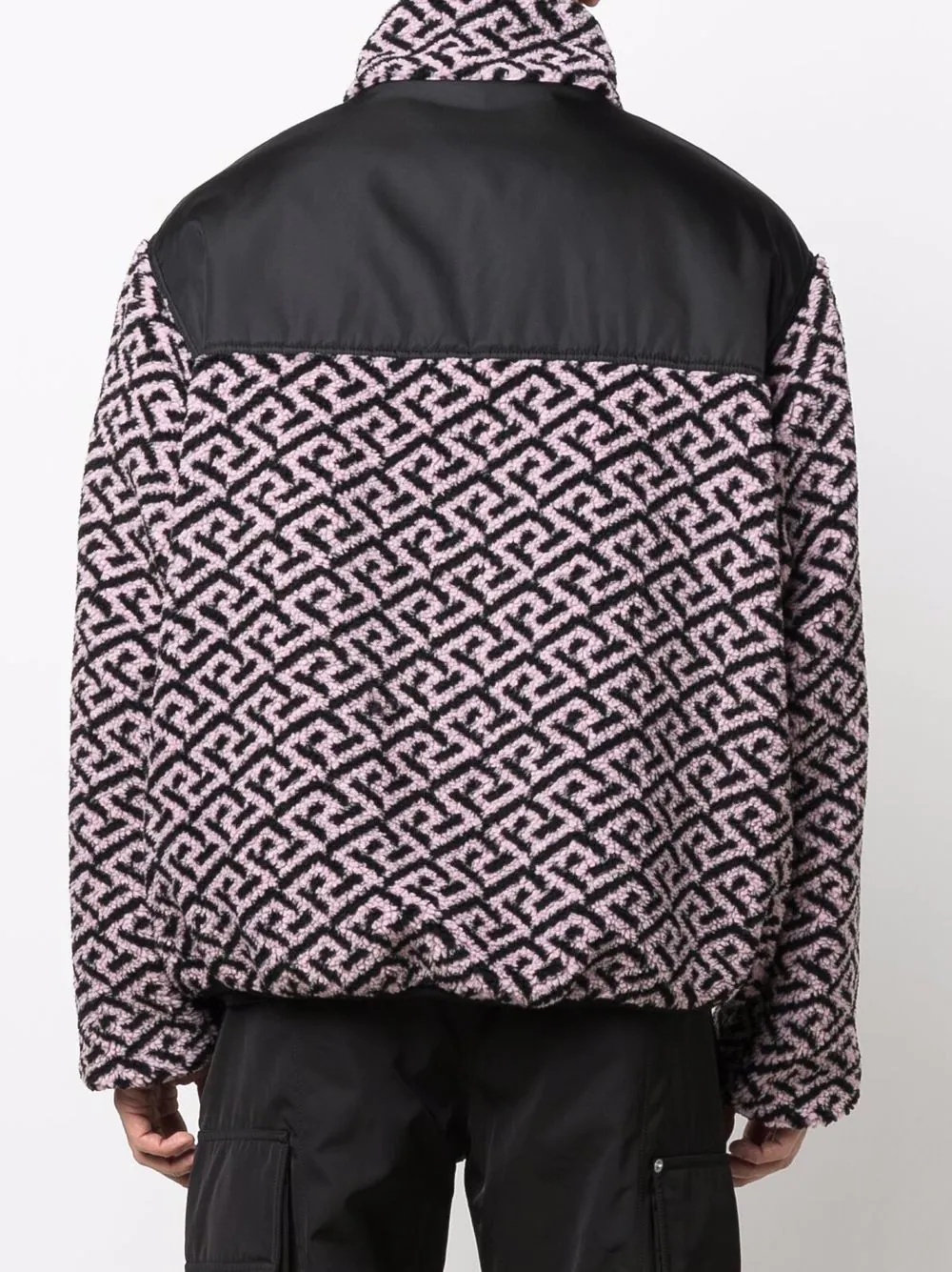 graphic-print fleece jacket - 4