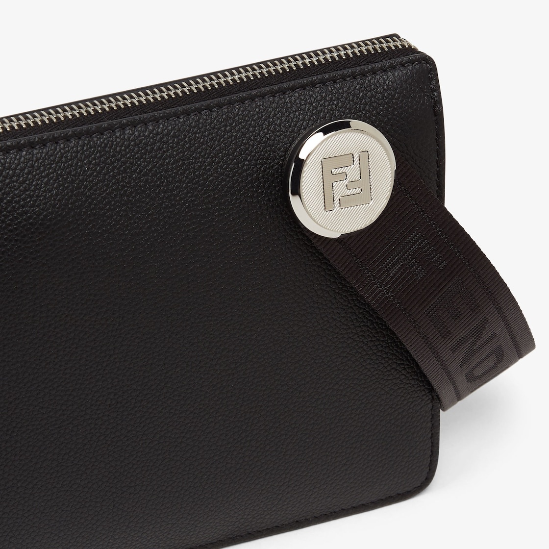 Fendi Roma Leather Chiodo Clutch - 5