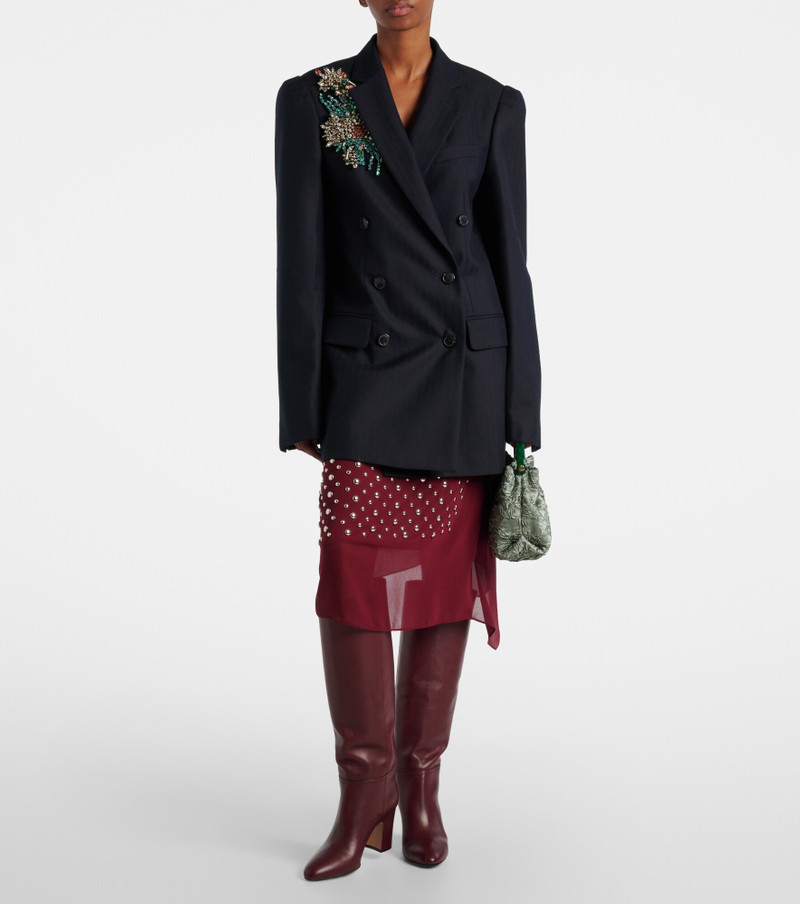 PARIS TEXAS Lavinia 75 leather knee-high boots outlook