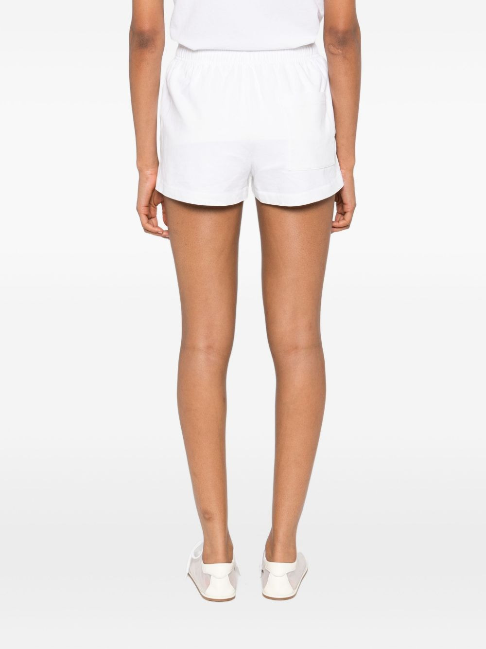logo-embroidered shorts - 4