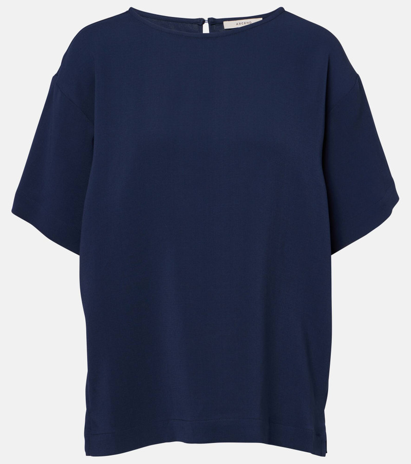 Talia crêpe t-shirt - 1
