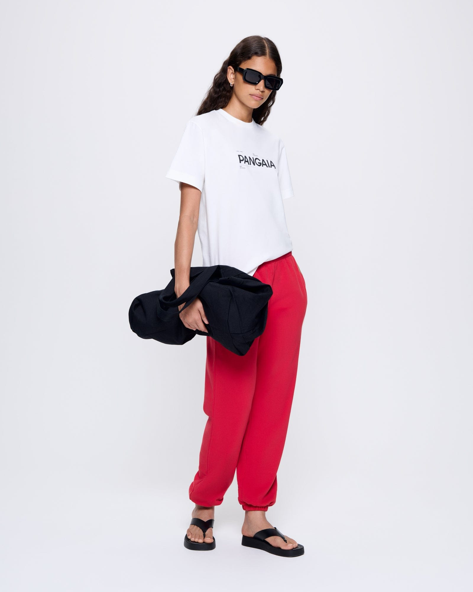 Womens 365 Midweight Track Pants - Red - 2