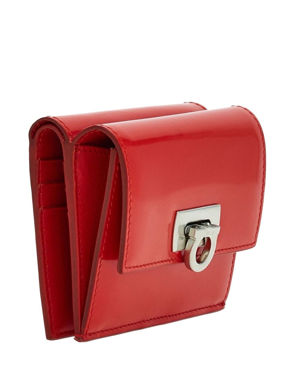 Gancini flip-lock leather wallet - 3
