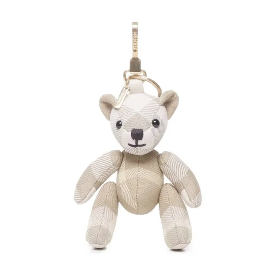 Burberry Check Motif Wool-Blend Thomas Bear Charm - 1