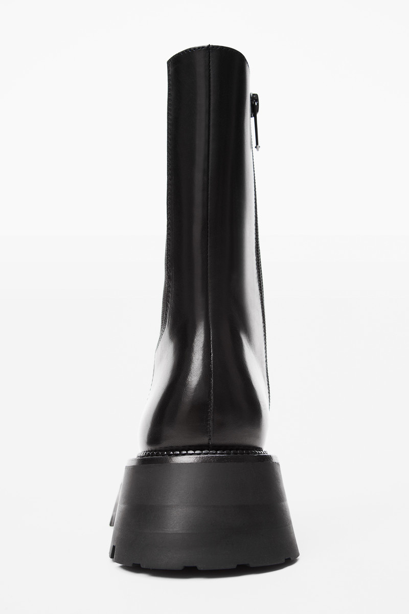 PRESLEY MID-HEEL BOOT IN LEATHER 5