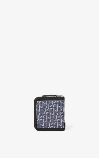 KENZO Courier small zipped jacquard wallet outlook