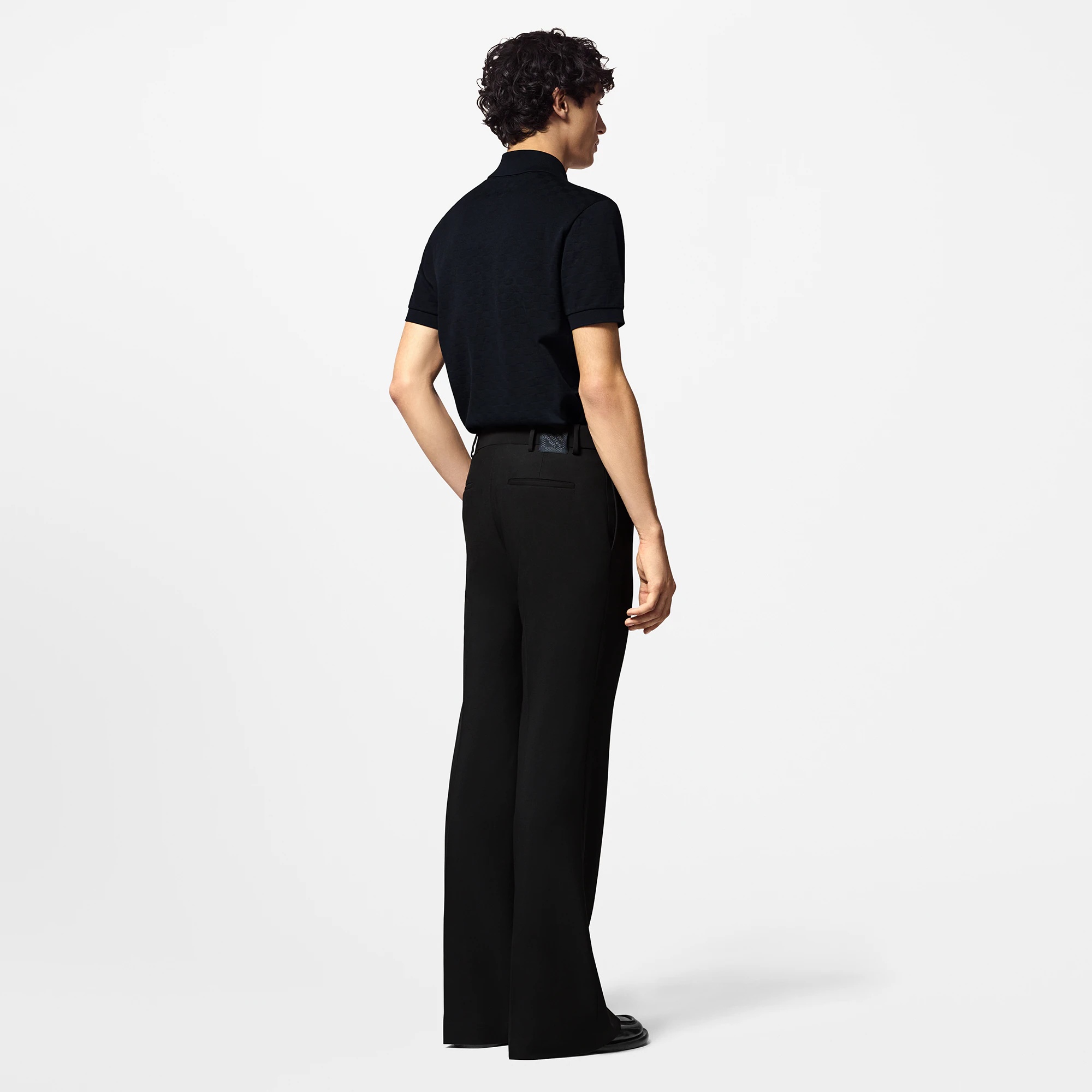 Damier Cotton Pique Polo - 3