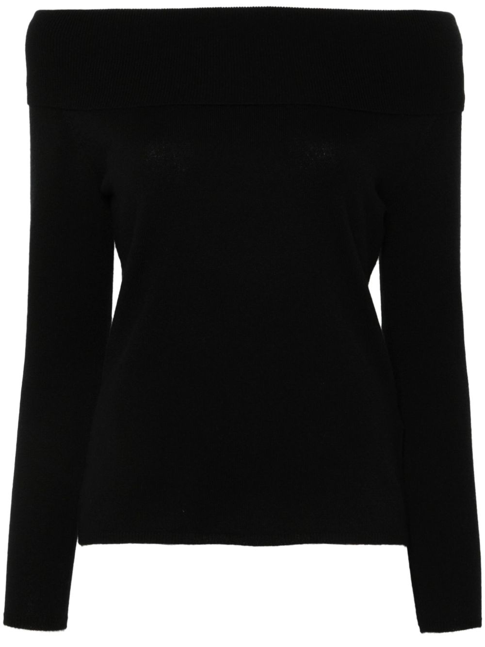 off-shoulder sweater - 1