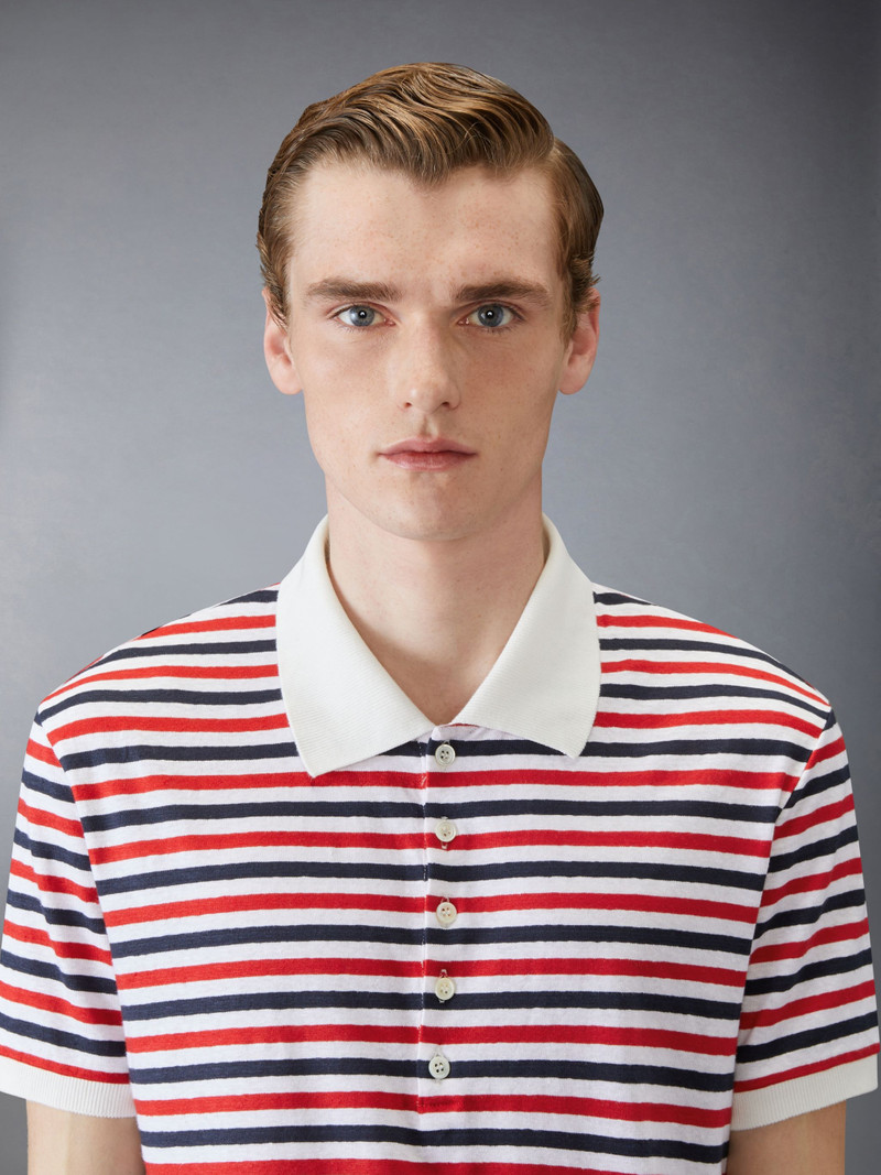 LINEN JERSEY SHORT SLEEVE POLO 4