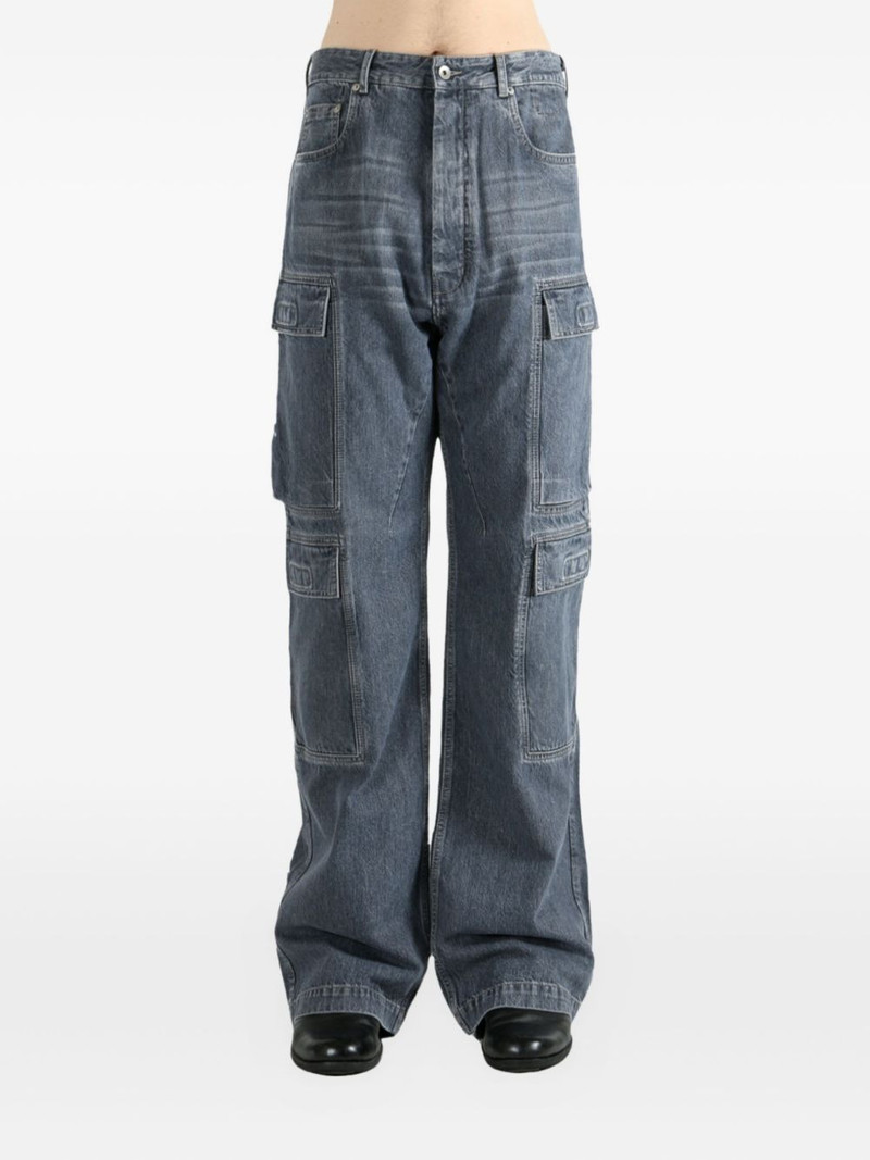 Rick Owens DRKSHDW cargo-pockets jeans outlook