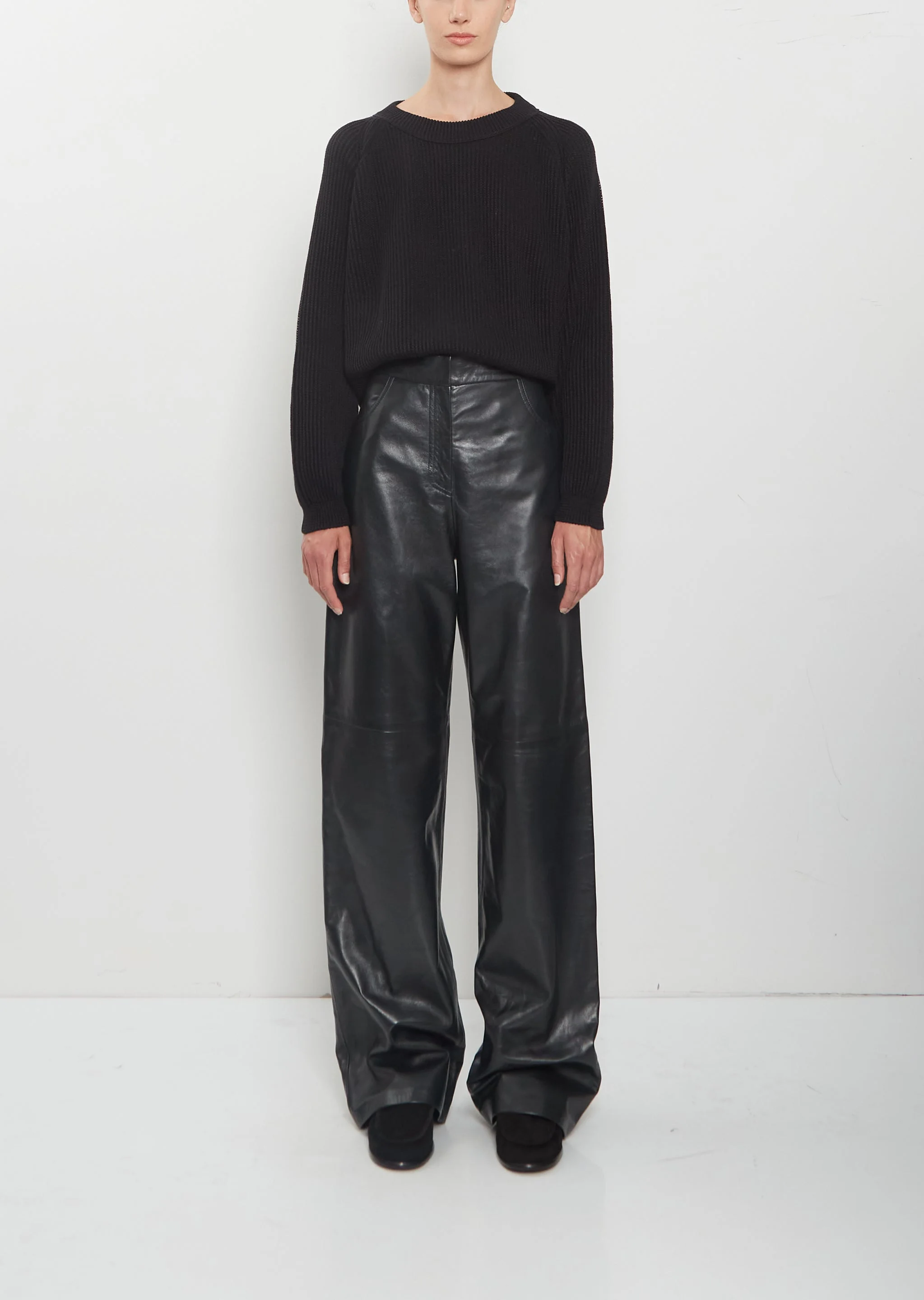 Leather Full Pants - 1