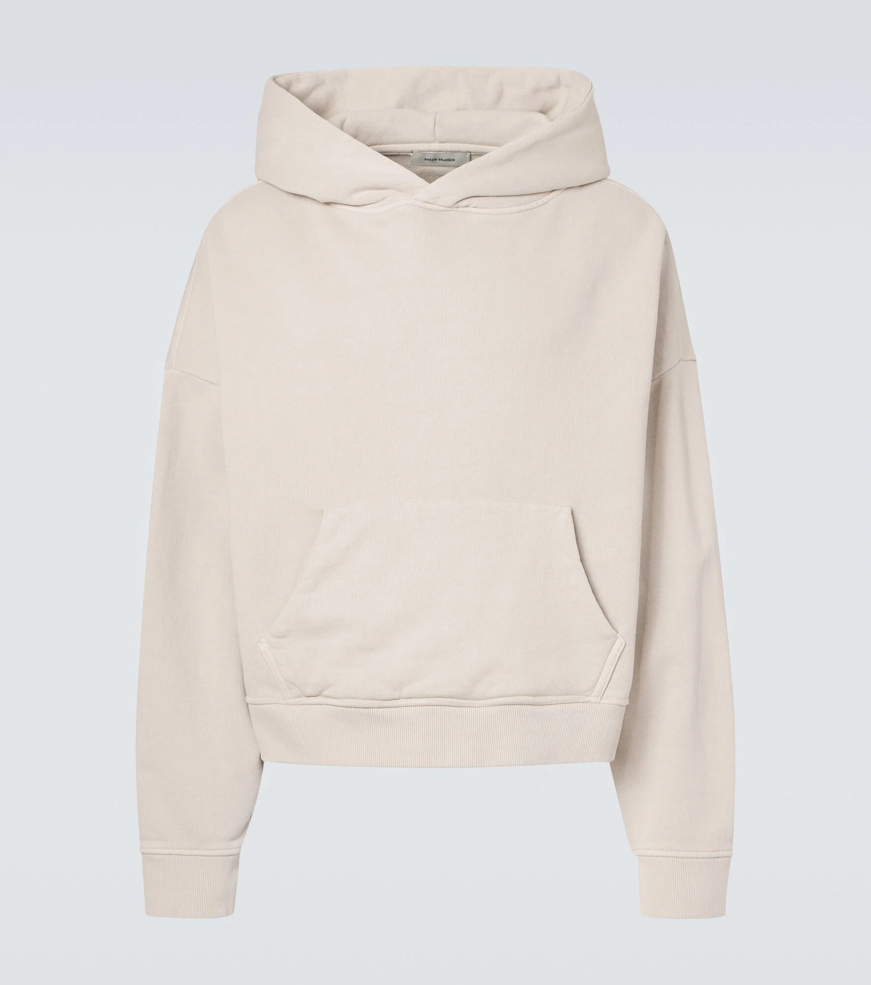 Heavy cotton fleece hoodie - 1