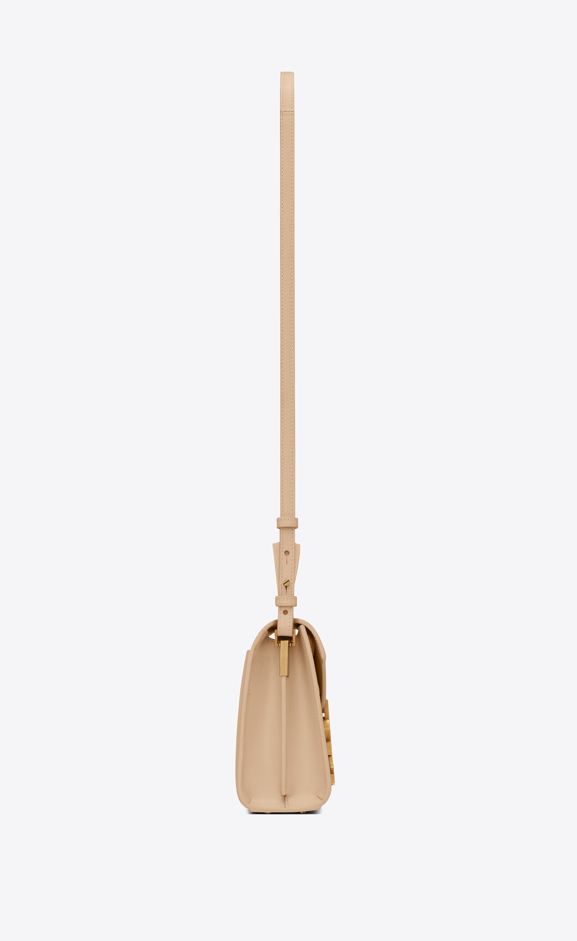 CASSANDRA Mini top handle bag in grain de poudre embossed leather