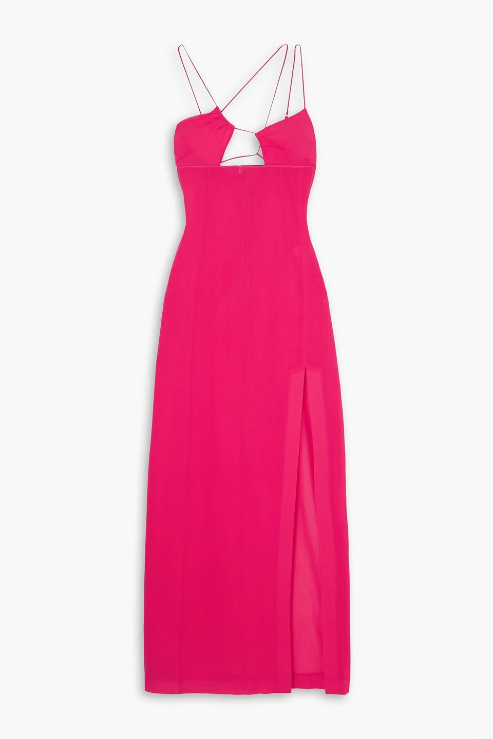 Cutout cotton-voile maxi dress - 1