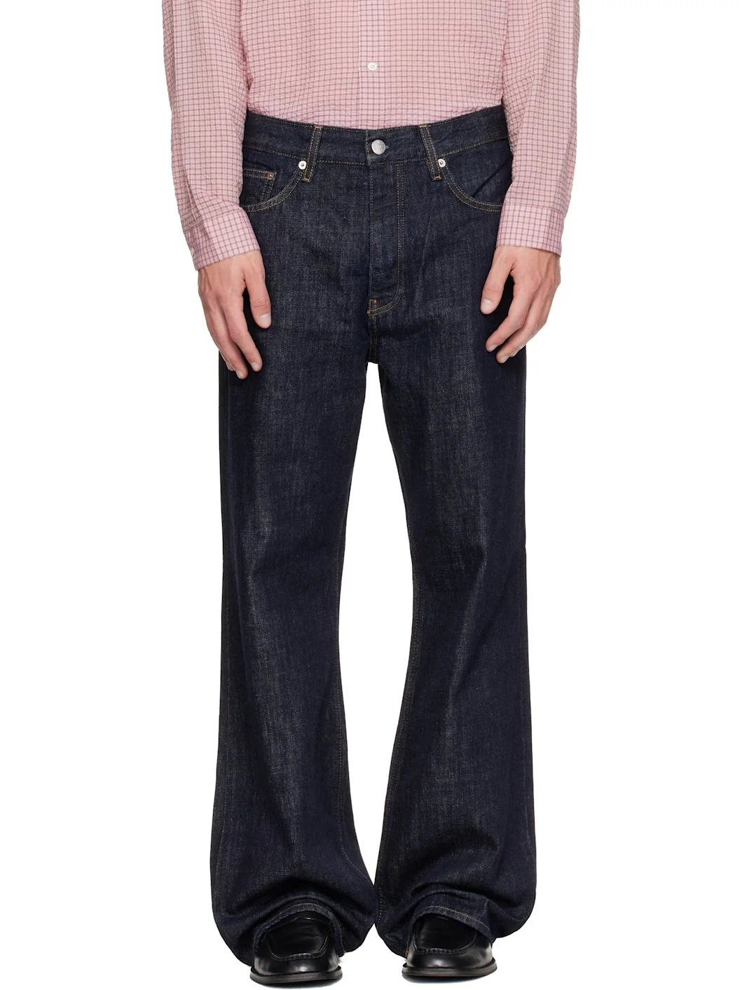 Blue Relaxed Boot Jeans - 1