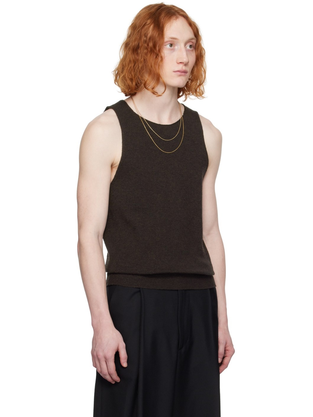 Brown Malio Tank Top - 2