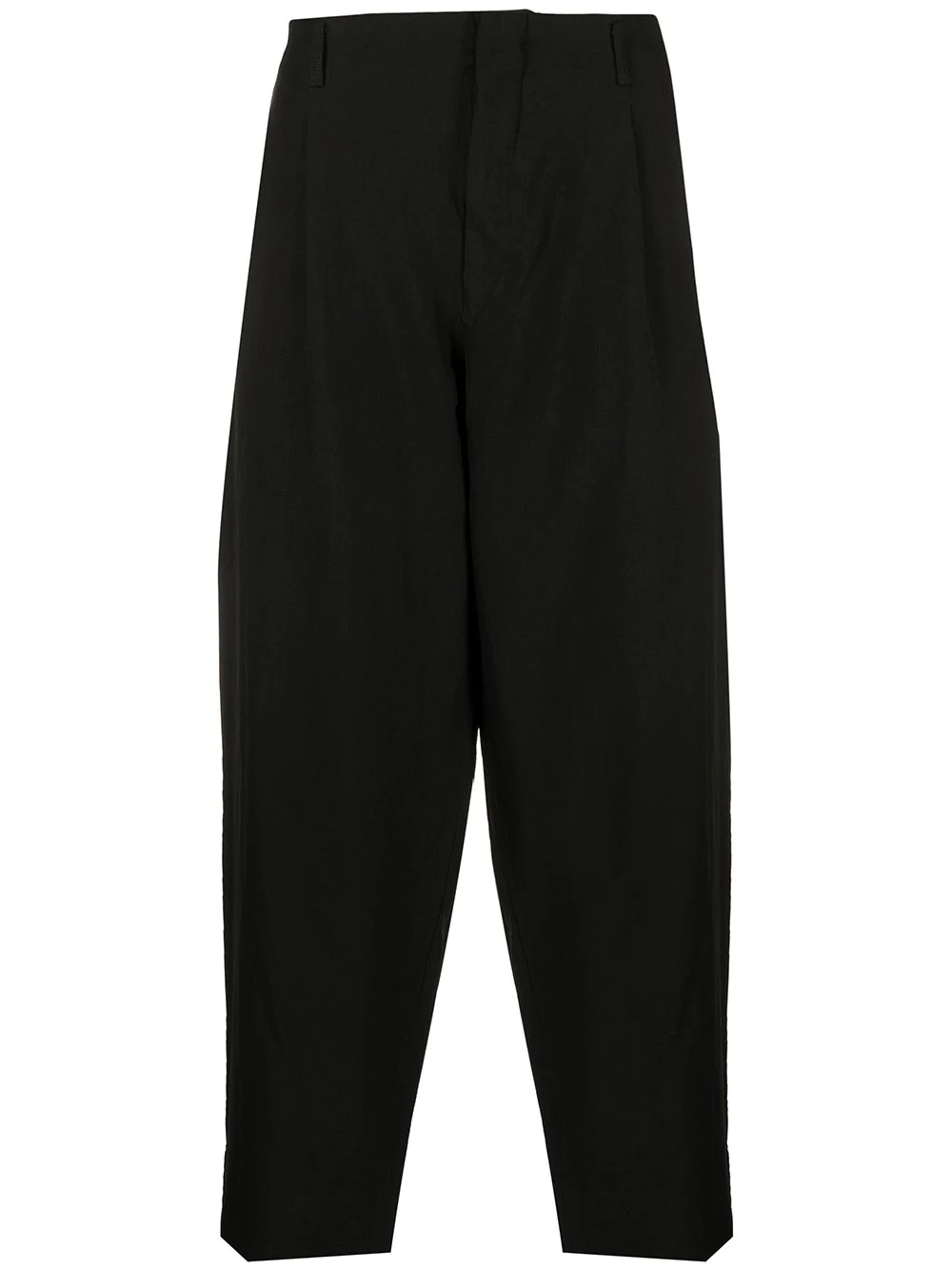 high-waisted tapered trousers - 1