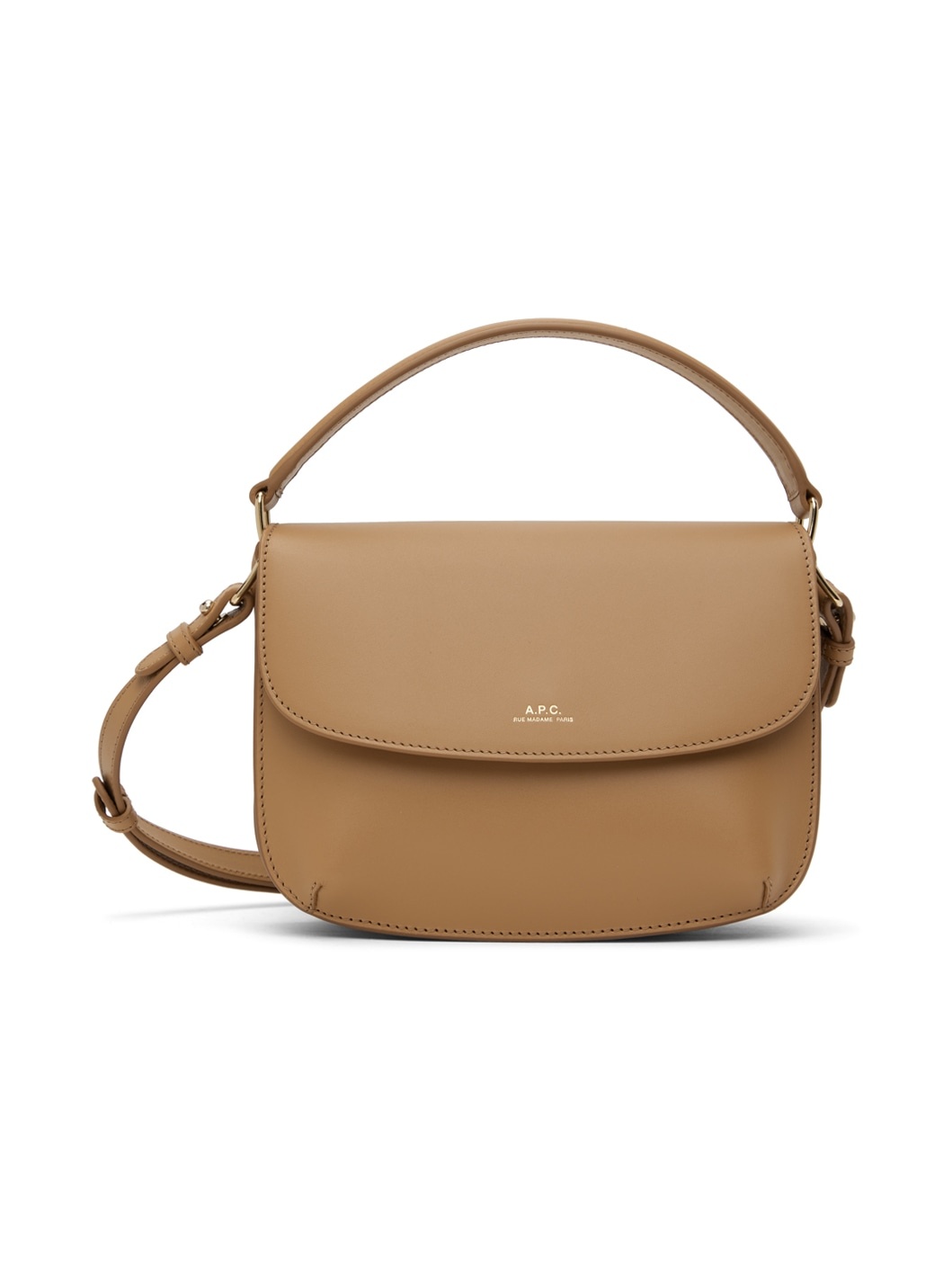 Beige Sarah Shoulder Mini Bag - 1