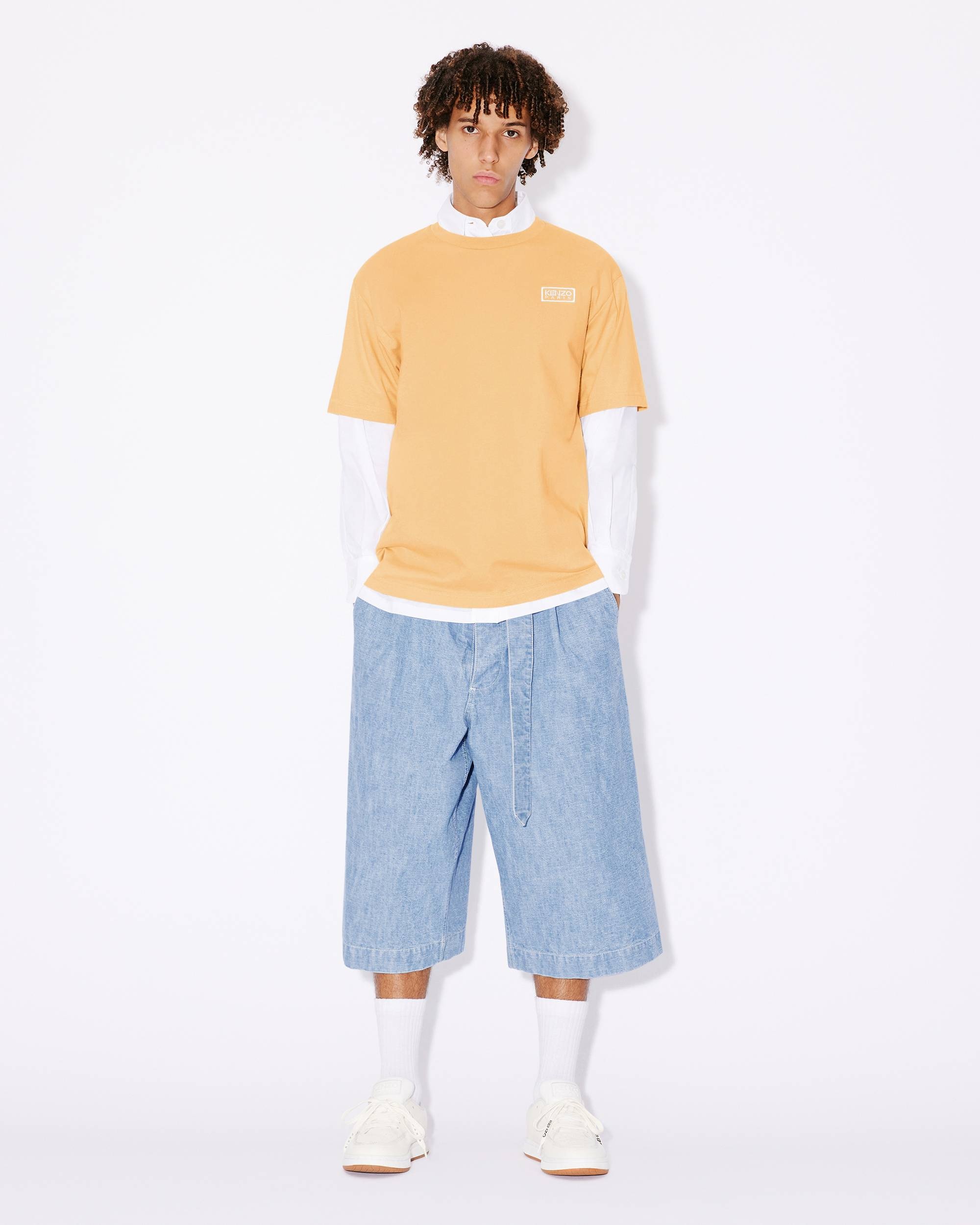 Denim military short trousers - 3