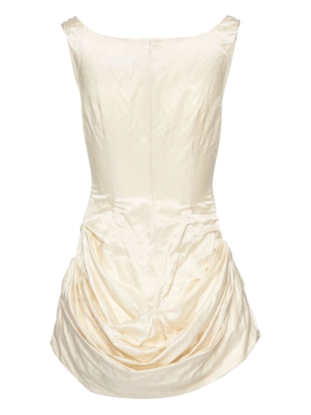draped-detail minidress - 2