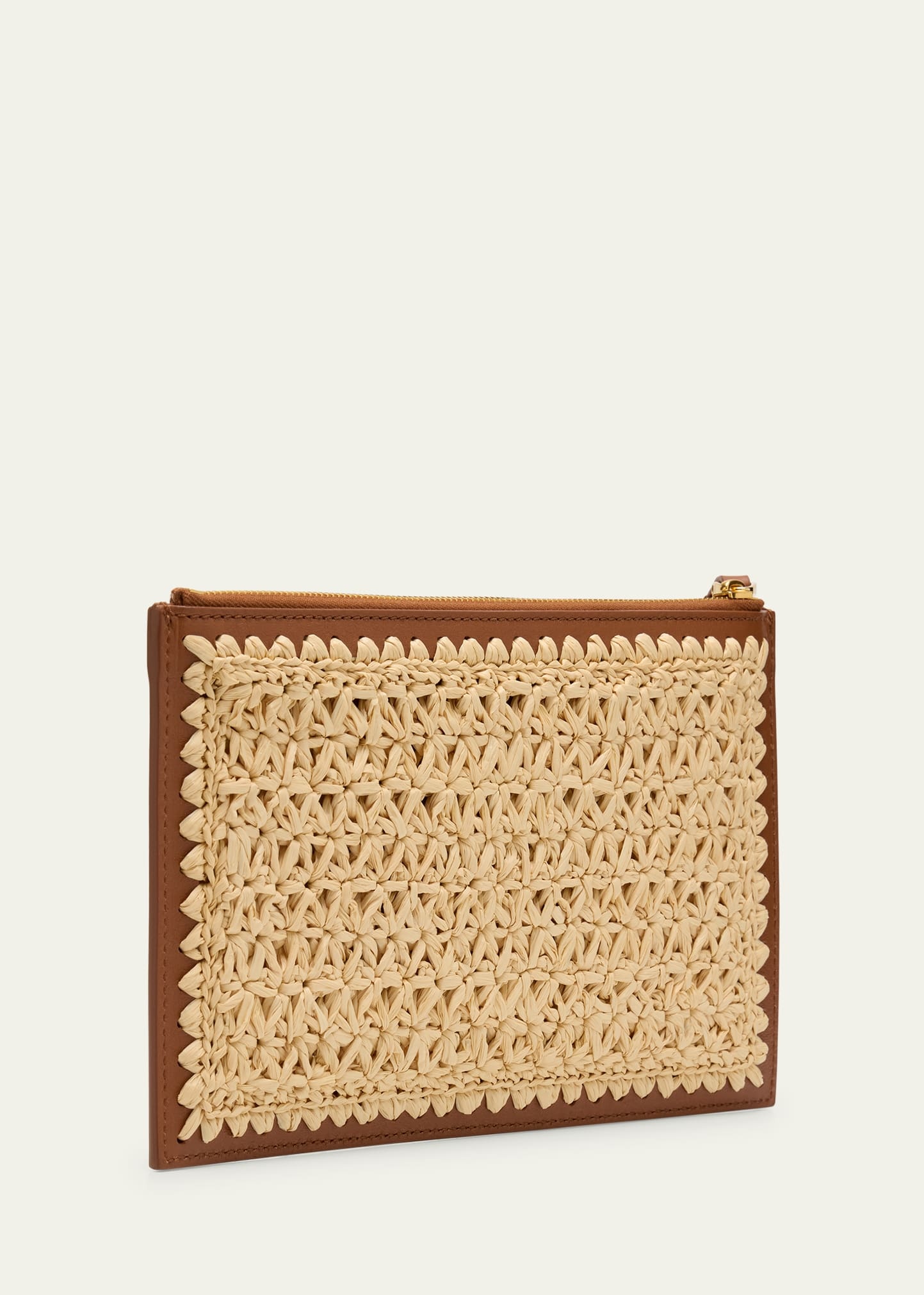 Medium VLOGO Crochet Pouch Wristlet - 2