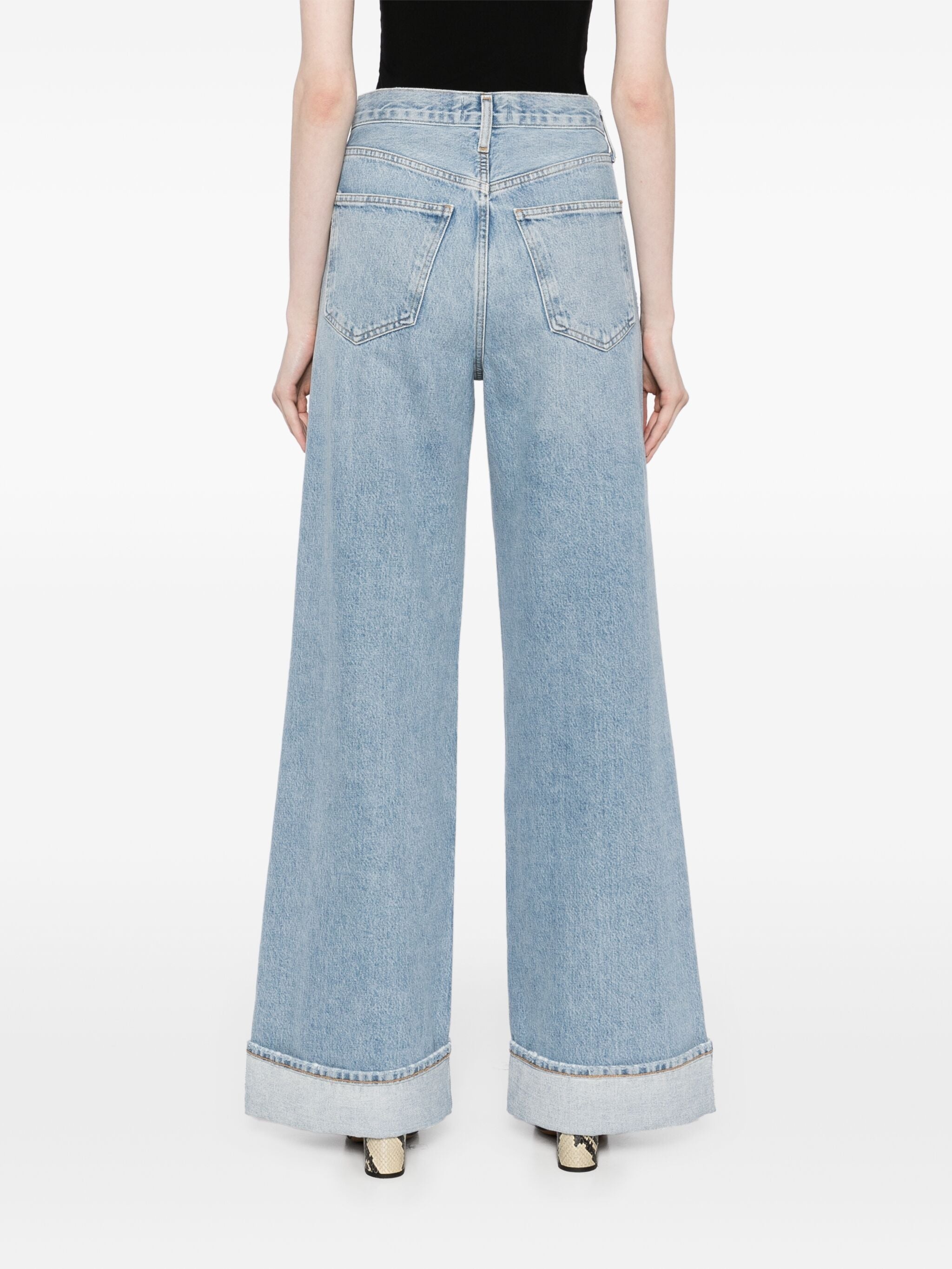Dame High-rise Wide-leg Jeans - 2