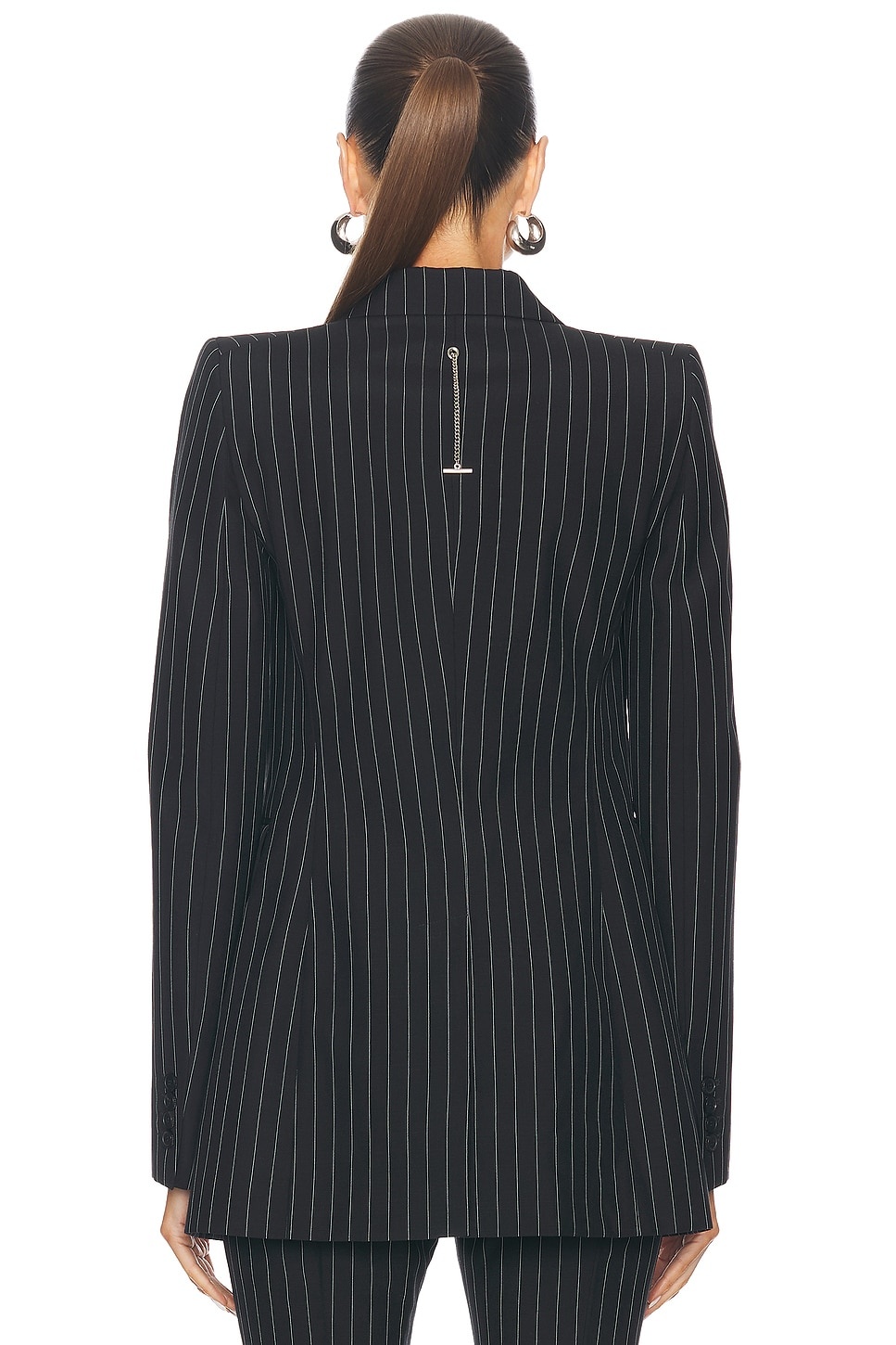 Pinstripe Blazer - 3