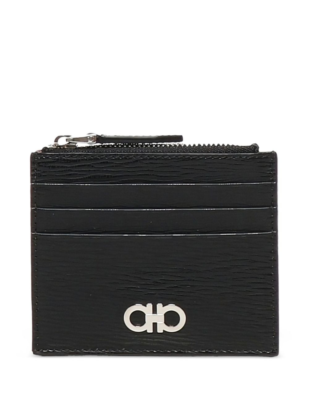 Gancini-logo leather wallet (set of three) - 2