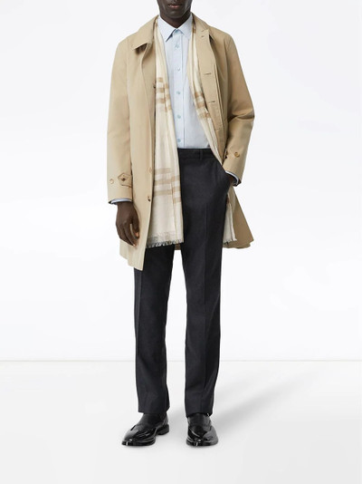 Burberry lightweight check scarf outlook