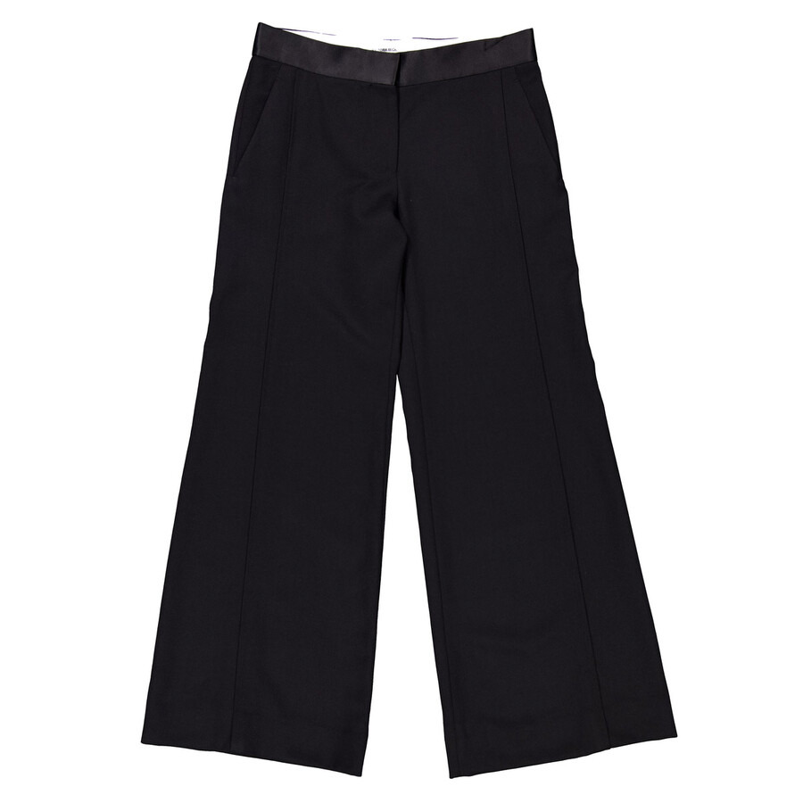 Victoria Beckham Satin-Trim Trousers - 5